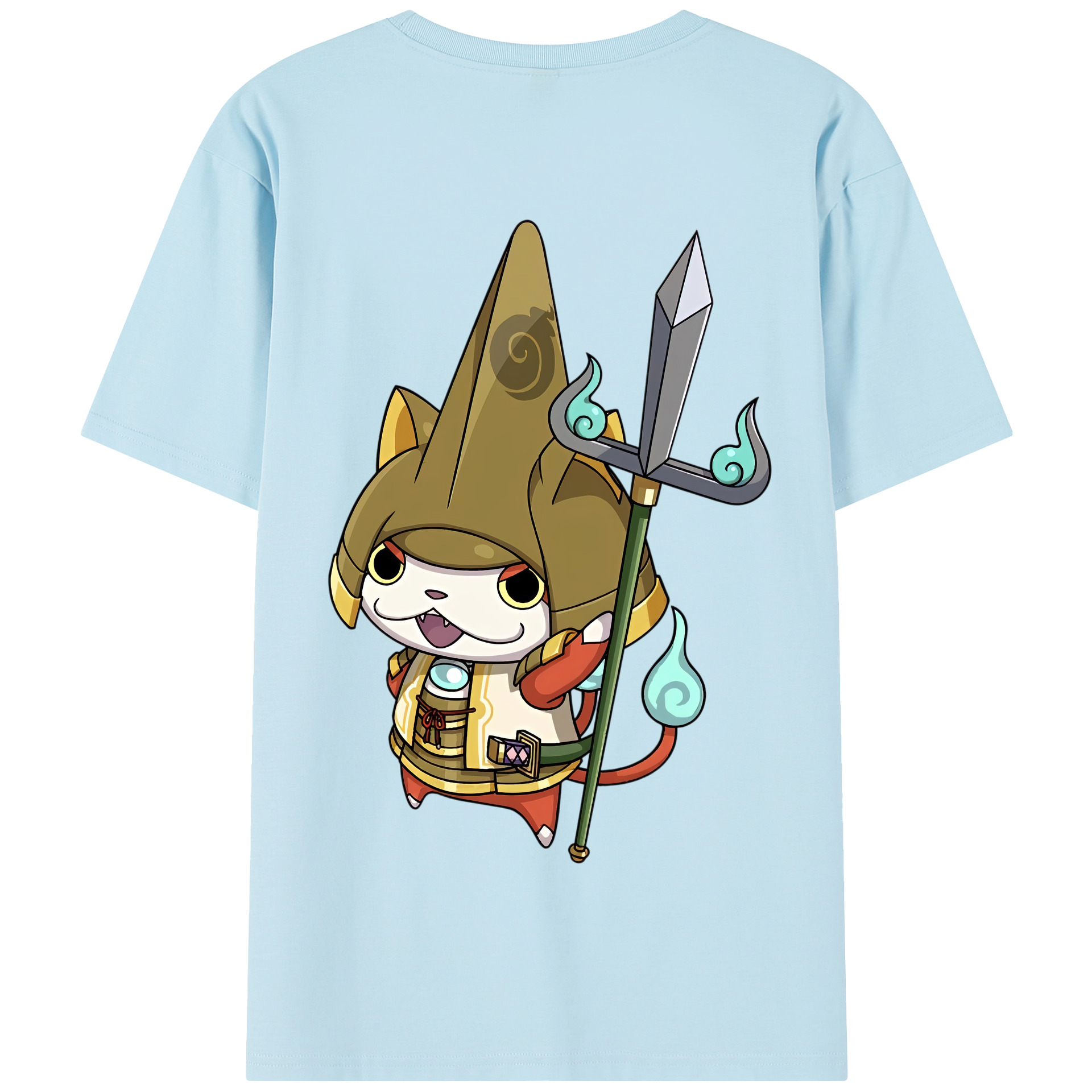 （画像用） 妖怪ウォッチ Yo-kai Watch 綿100％半袖Tシャツ（背面プリント）